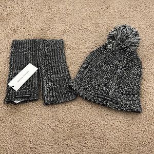 Rebecca Minkoff Marled Set-Beanie/Arm Warmers